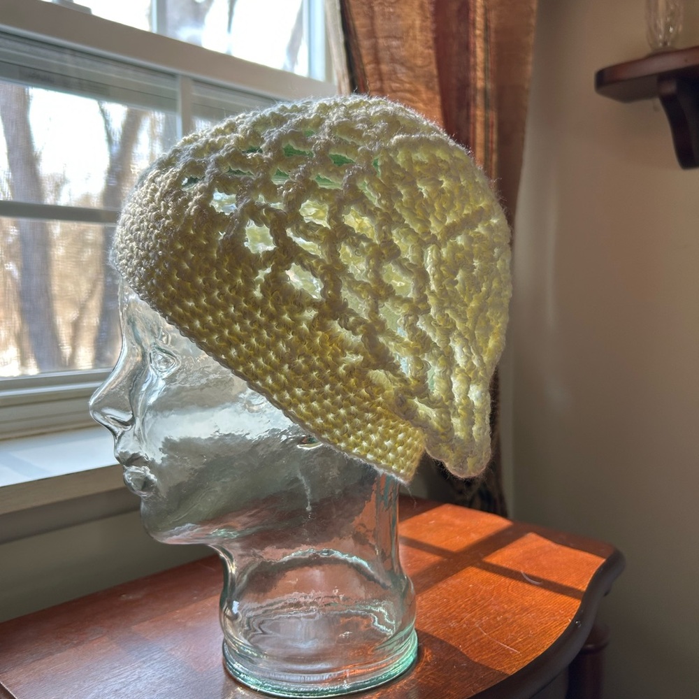 Handcrafted Cream crochet Hat